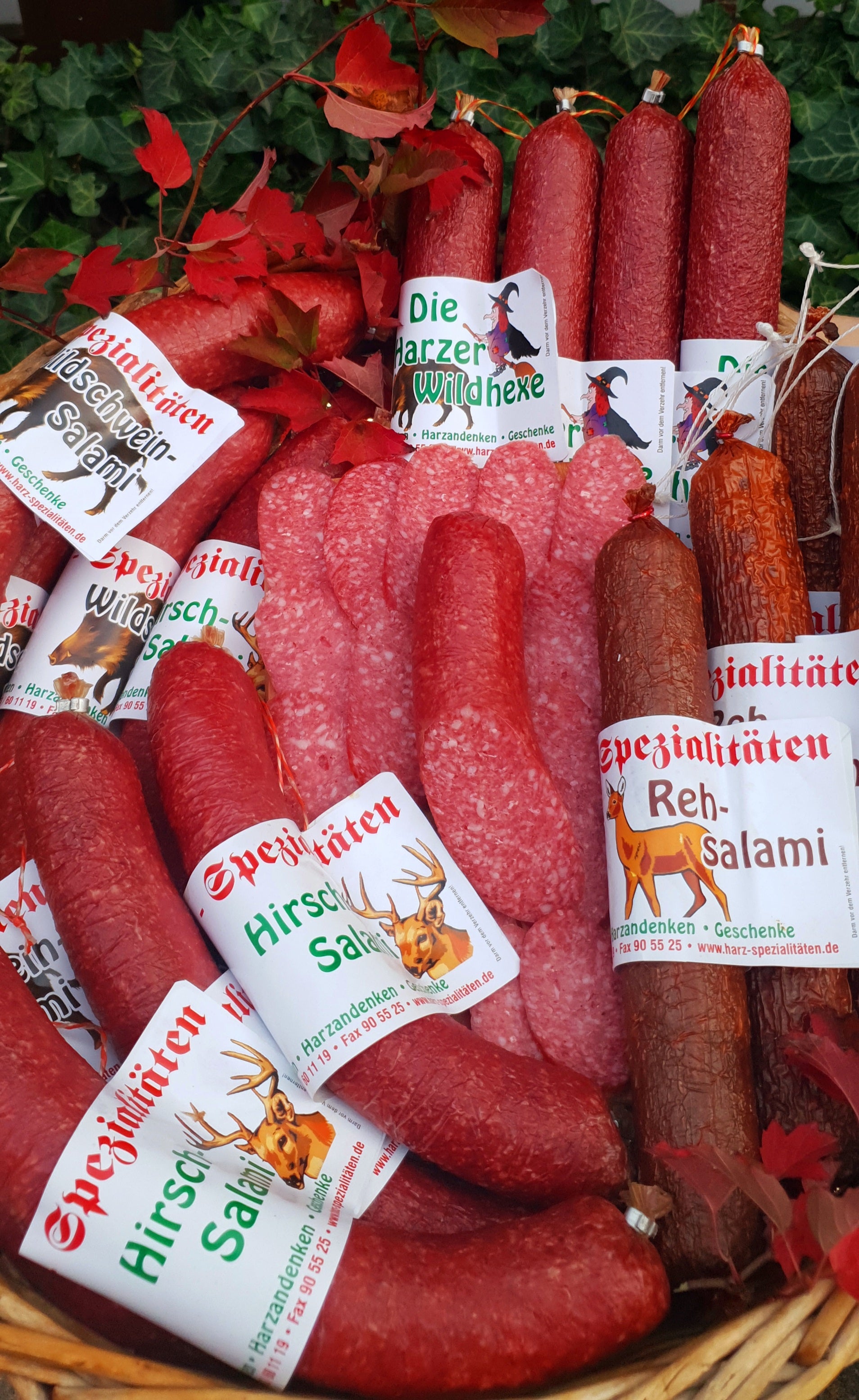 Wildangebot groß - 4 Wildsalami