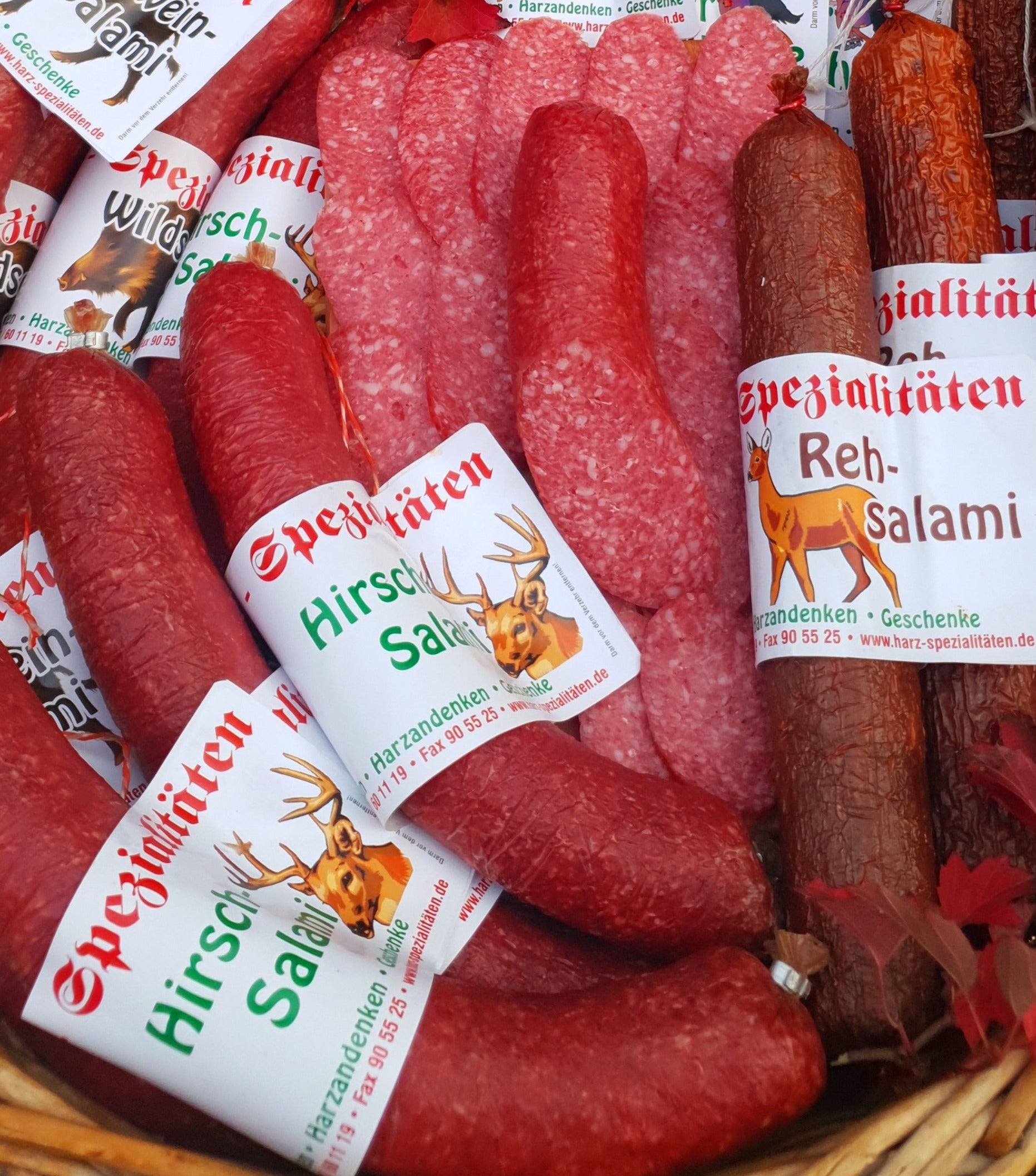 Wildangebot klein - 3 Wildsalami
