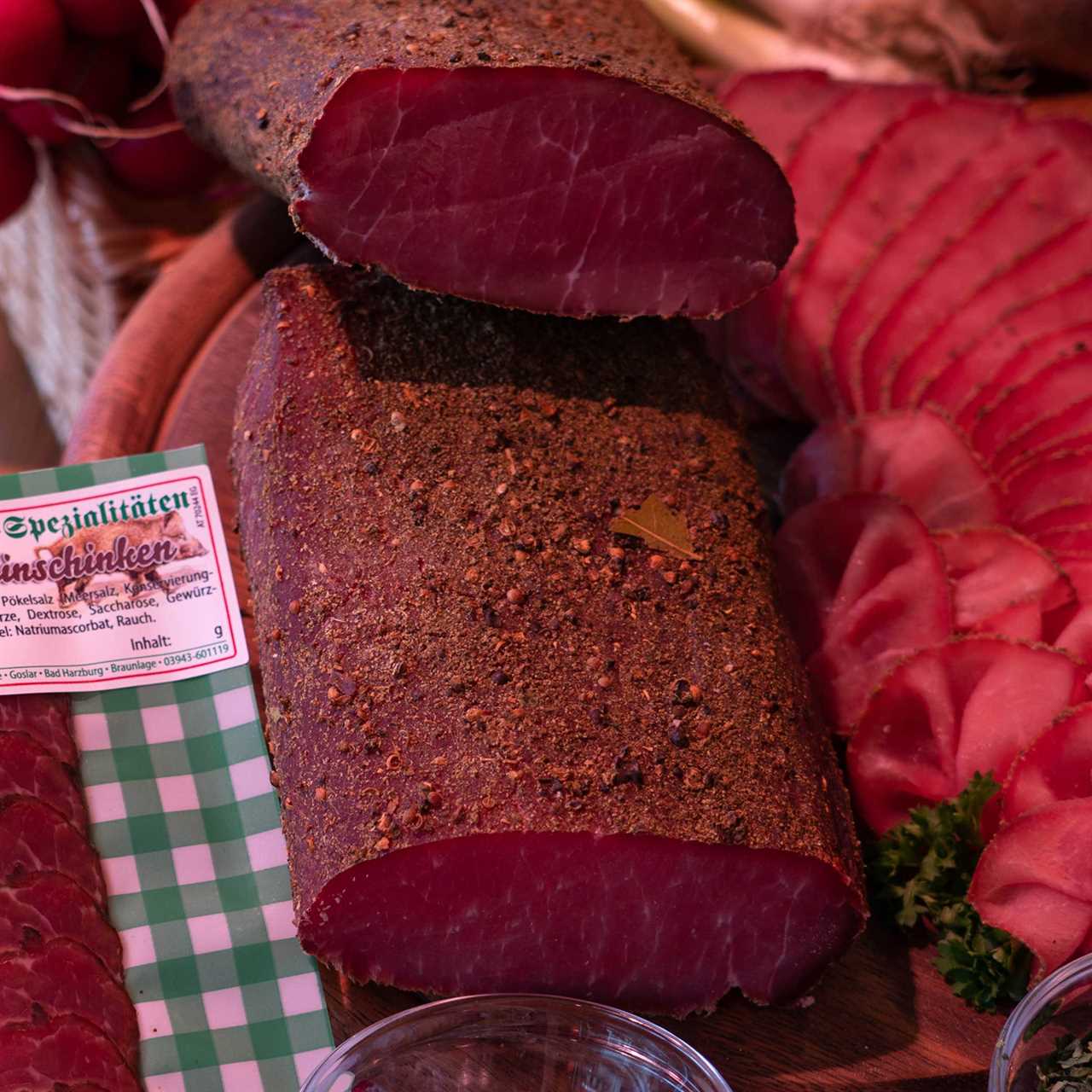 Wildschweinschinken Wildschinken Sühl's Harzspezialitäten