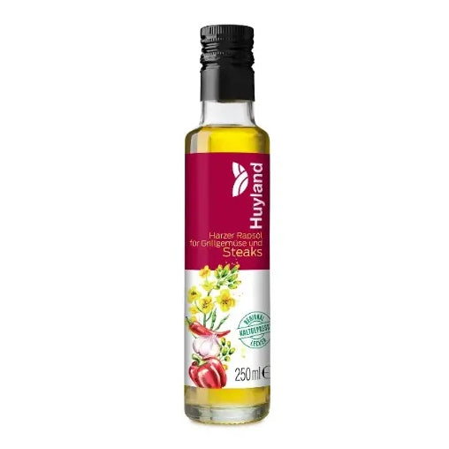 Harzer Rapsöl für Grillgemüse und Steaks