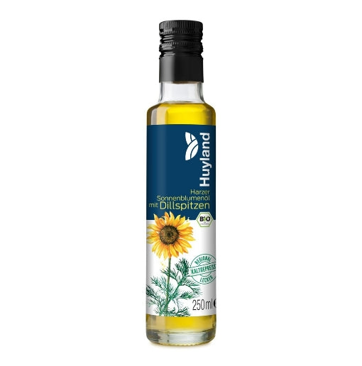 Bio Harzer Sonnenblumenöl mit mit Dillspitzen