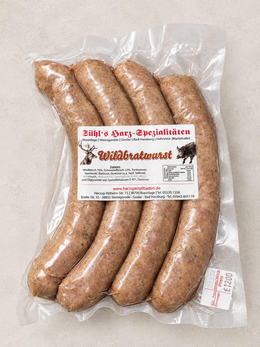 Harzer Wildbratwurst