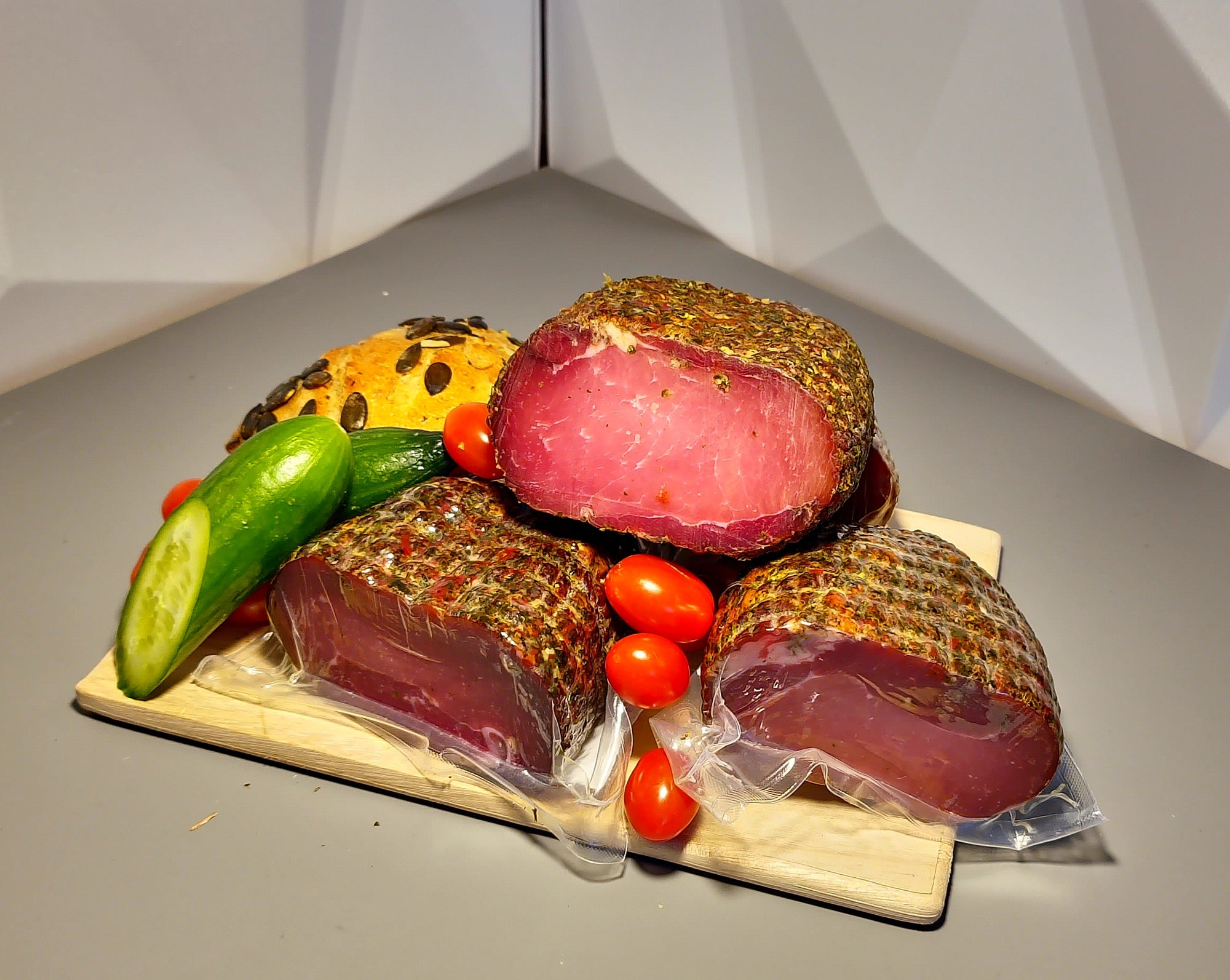 Alpenkräuterschinken - 350 g.