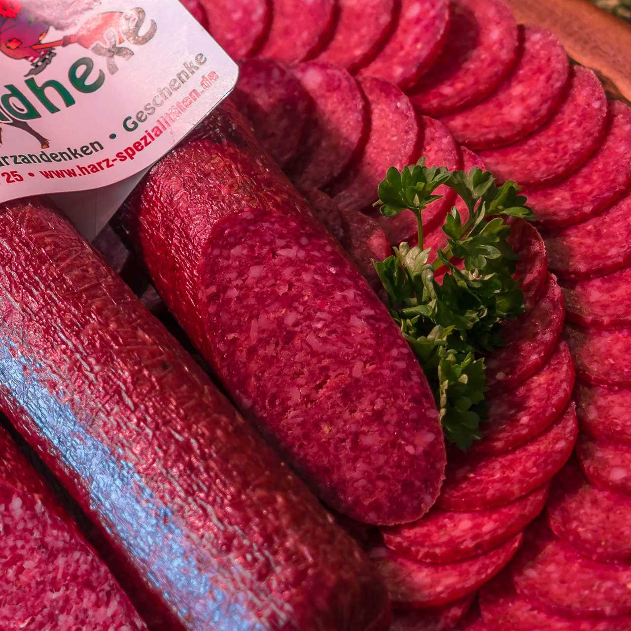 Sühl's Harzer Wildhexe Wildsalami Sühl's Harzspezialitäten 