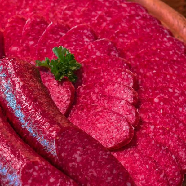 wildsalami aufbewahren Hirschsalami 300 g. – Sühl´s Harzspezialitäten GmbH